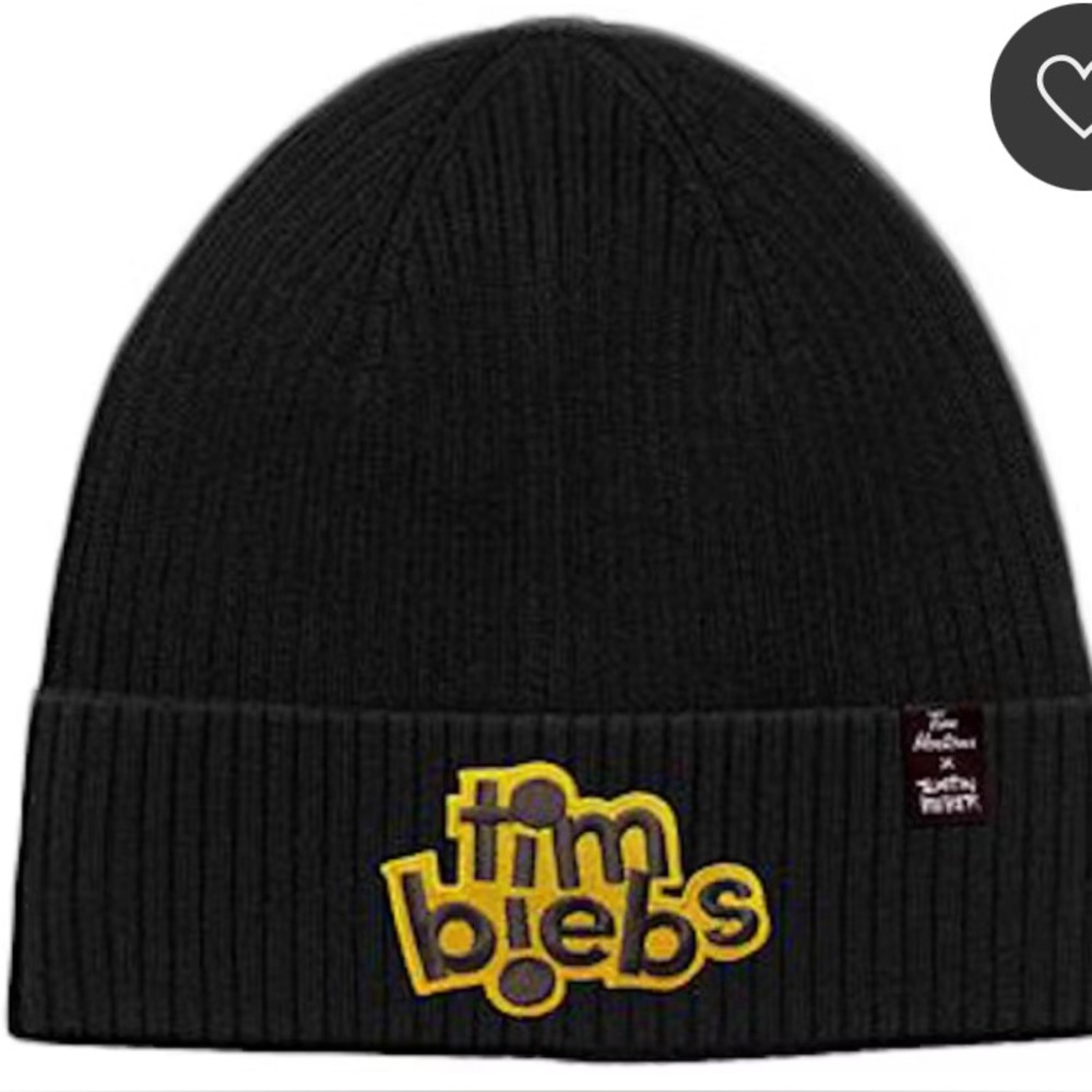 Tim Biebs x Justin Bieber Black Beanie